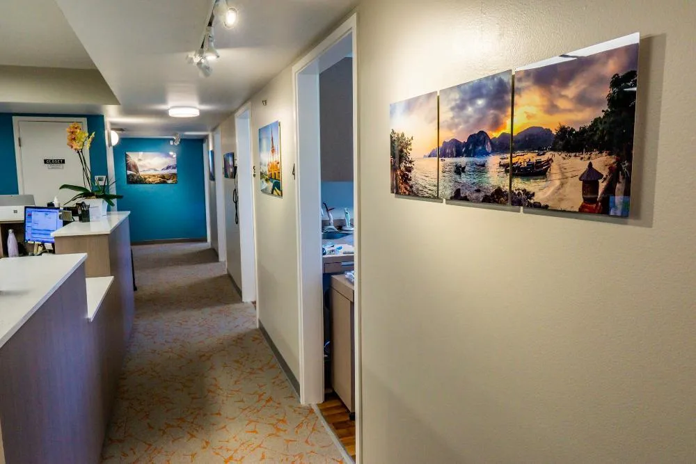 Hallway of Cabrillo Family Dental Care