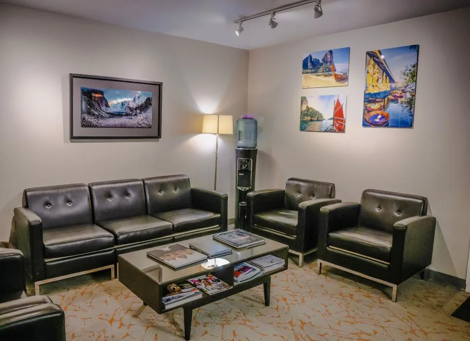 Waiting area of Cabrillo Family Dental Care
